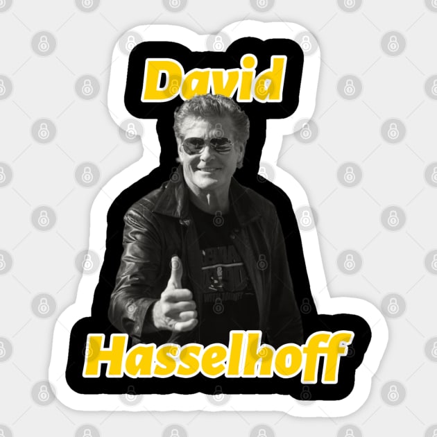 David Hasselhoff Sticker by KitzCutiz